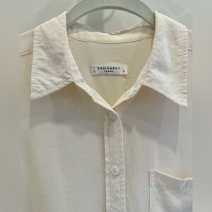 Equipment Cream Blouse
